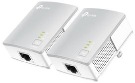 PLC adapterio RINKINYS Laidinio LAN lizdas LAN 2 rinkinio rinkinys Vidaus reikalų ir ryšių ministerija Paskirta balta TP-Link TL-PA4010 balta