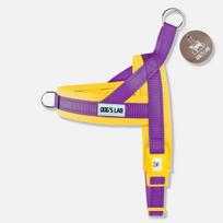 Dog's Lab Dog Harness Chest Strap L-type Front Strap Prevention for Small Dogs and Medium Dogs, Purple Yellow purple