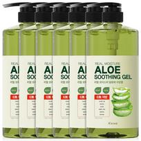 ASOME Real Moisture Aloe Soothing Gel 99%, 1000ml, 6 pcs. beige
