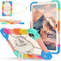 Planšetinio kompiuterio dėklas Redmi pad 2 pro 12.1 smūgiams atsparus dėklas Redmi pad pro 12.1  360° besisukantis stovas Rankinio dirželio peties dirželis Funda Redmi pad pro 12.1
