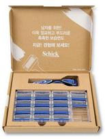 Schick Hydro5 Premium Plan (14 blades + razor), Korean men's popular cosmetics beige