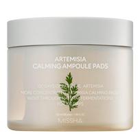 Missha Artemisia Calming Ampoule Pads 225ml, 1 pack, 50 pieces beige