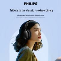 Philips TAH5519 Over-Ear Wireless ANC Bluetooth Headphones juoda