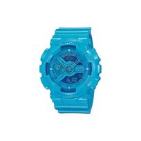 Casio LCD/Pointer Dual Display Series Quartz Movement Resin Strap Japanese and Korean Watch Men's Watch Blue Dial GA-110B-2DR mėlyna