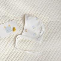 Baby&I bonnet, FREE (16 x 11 cm), discharge (blue), Popular baby clothes in Korea beige