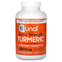 Qunol, Extra Strength Turmeric, 1,500 mg, 180 Veggie Capsules (500 mg per capsule)