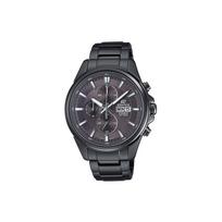 Casio Edifice Metal Series IP Black Particle Coating Racing Quartz Movement Stainless Steel Strap Men watches EFB-509GY-1AVUPR Black gray