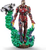„IronStudios“ – „Marvel Spider-Man Toli nuo namų: Prabangi BDS 1:10 meno statula – „Iron Man Illusion“