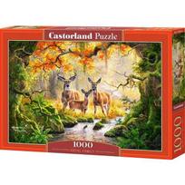 Castoland Miško Ramybė Dėlionė CS104253, 1000 detalių, įvairių spalvų Dėlionė, Vaikų Žaidimai, Edukaciniai Žaislai beige