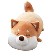 Messe Mochimochi Shiba Inu pagalvė pliušinė, 35 cm, įvairių spalvų, populiarūs žaislai Korėjos vaikams beige
