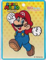 Inagaki Clothing Super Mario Big Patch Mario Sticker Iron Adhesive Dual Use MRX001 red