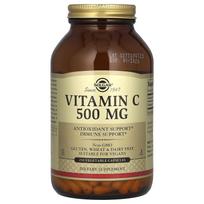 Solgar, vitaminas C, 500 mg, 250 daržovių kapsulių