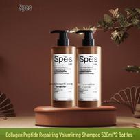 Spes Collagen Peptide Repair & Volumizing Shampoo (2-Pack) white