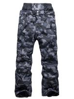 Men's Loose Fit Thickened Ski Snowboard Pants Medium black