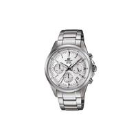 Casio EDIFICE series simple casual fashion pointer quartz movement stainless steel strap Japanese and Korean watch men's watch silver EFR-527D-7AV sidabras