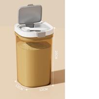 ZISIZ Transparent Sealed Baby Milk Powder Storage Jar brown