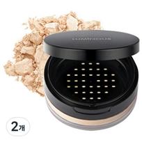 Tony Moly Luminous Perfume Face Powder, 02 Calm Beige, 2 pcs. gray