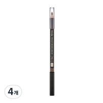 Missha Smudge Proof Wood Brow, Brown, 4 pcs. black