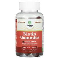 Nature's Craft, biotin gummies, cherry flavor, 60 gummies