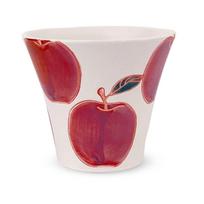 Kobo Sho Fresh Art Shintan Apple Hasami Made in Japan J-Kitchens Cup, Design, Ware, white