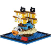 Piratų laivas 11 Nanoblock 337 dal., įvairių spalvų, populiarūs korėjietiški žaislai beige