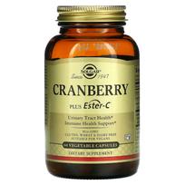 Solgar, Cranberry Plus Ester-C, 60 Veggie Capsules