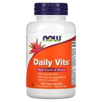 NOW Foods, Daily Vits, Multivitamins & Minerals, 120 Veggie Capsules