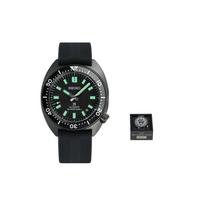 SEIKO Prospe Collection Automatic Mechanical Movement Silicone Strap Watch Men's Watches Black Dial SPB335J1 black