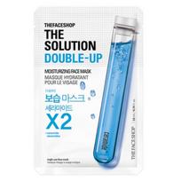 The Face Shop The Solution Double Up Moisturizing Mask Sheet, 1 pack, 1 piece white