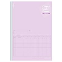 KOKUYO Campus Notebook Study Planner 2 Weeks Ruled A5 Purple 2 Book Set No-Y82LT-VX2SET white