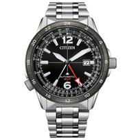 [Pilietis] Laikrodis Promaster Mechaninis laikrodis 20 ATM vandeniui atsparus SKY serijos juodas NB6046-59E vyriškas sidabrinis sidabras