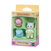 [toytron] Sylvanian Families 5456 Persian Cat Baby Figure beige