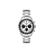 SEIKO Prospex 100m atsparumo vandeniui Saulės energija maitinamas Mechanizmas Nerūdijančio plieno Apyrankė Laikrodis Vyriški Laikrodžiai SSC813 White Dial gray