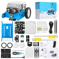 Makeblock mBot Kit STEM Education Arduino Scratch programuojamas robotų rinkinys, skirtas vaikams mokytis kodavimo anglų kalba 2.0 versija - black