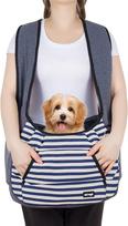 NATUYA Dog Carrier Sling Pet Bag Pet Sling Dog Carrier Dog Back Carrier Dog Sling Carrier Bag Small Dog Pet Cat Backpack Carrier Frees Up Both Hands pilka spalva