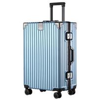 Li Shen Aluminum Frame Spinner Carry-on Luggage white