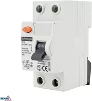 AC 2P 25A 30mA diferencialinis grandinės pertraukiklis SCHELINGER