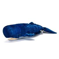 Colorata Sperm Whale Plush Toy (62 x 27 x 14 cm  Soft Touch) Realistic Whale Animal Toy Doll Gift Present Birthday (Twice Checked)  Christmas blue