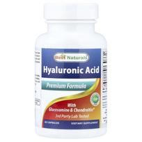 Best Naturals, Hyaluronic Acid with Glucosamine and Chondroitin, 60 Capsules