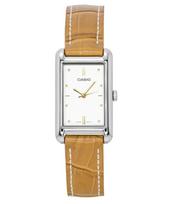 Casio Analog Leather Strap White Dial Quartz LTP-B171L-7A2 Women's Watch balta