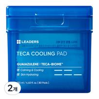 Leaders Cooling Soothing Pads 130ml, 80 pieces, 2 pieces blue