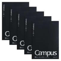 [Išskirtinai Amazon.co.jp] KOKUYO Sąsiuvinis Campus Sąsiuvinis B5 Taškuotas B Liniuotas 5 Sąsiuvinių Paketas Juodas AMno-3BTNX5-1 Juodas 5 Sąsiuviniai gray