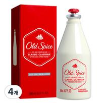 Old Spice After Shave Classic Skin, 188ml, 4 pieces red