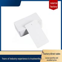 Rectangular White PVC Blank Tags (200 Sheets) white