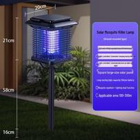 LISM Solar Outdoor Mosquito Killer Lamp blue