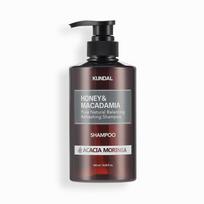 Kundal Honey and Macadamia Nature Shampoo Acacia Moringa Fragrance, 500ml, 2 units gray