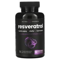 NutraChamps, Resveratrolis, 60 vegetariškų kapsulių