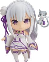 Nendoroid Re:ZERO -Pradėk gyventi kitame pasaulyje- Emilia Ne-mastelio ABS&PVC Dažyta judinama figūrėlė Pakartotinis pardavimas gray