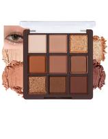 Erinde eyeshadow palette pearl matte brown 06# caramel Greek smoky chocolate waterproof sweat-resistant highly pigmented long-lasting beige