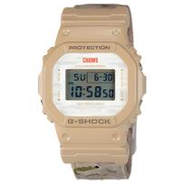 Casio X Li Ning Outdoor Adventure Collaboration 5600 Series Waterproof 200 M Fashion Style Quartz Movement Fabric Strap Watch DW-5600LICH25-5PF White Dial beige